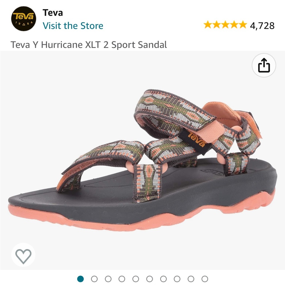 BNWT Teva Sandal Canyon Seafoam
